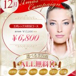 １２月のキャンペーン／恵比寿・渋谷・広尾のエステサロン　Cielpiendir～シエルプランディー～