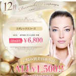 ☆12月のキャンペーン☆/エポレックス専門フェイシャルエステサロンは恵比寿・広尾のＣｉｅｌｐｌｅｎｄｉｒ～シエルプランディー～